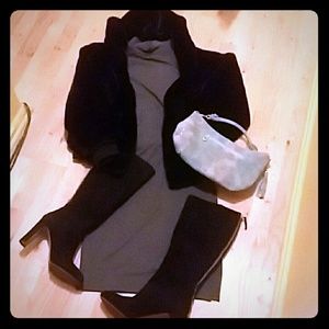 Forever 21 Black faux fur jacket